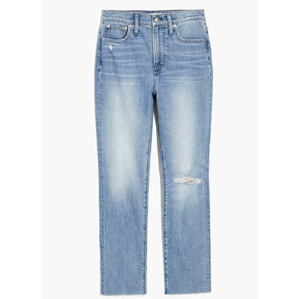 Madewell The Perfect Vintage Jean Ripped Knee Size 25 - Picture 4 of 12